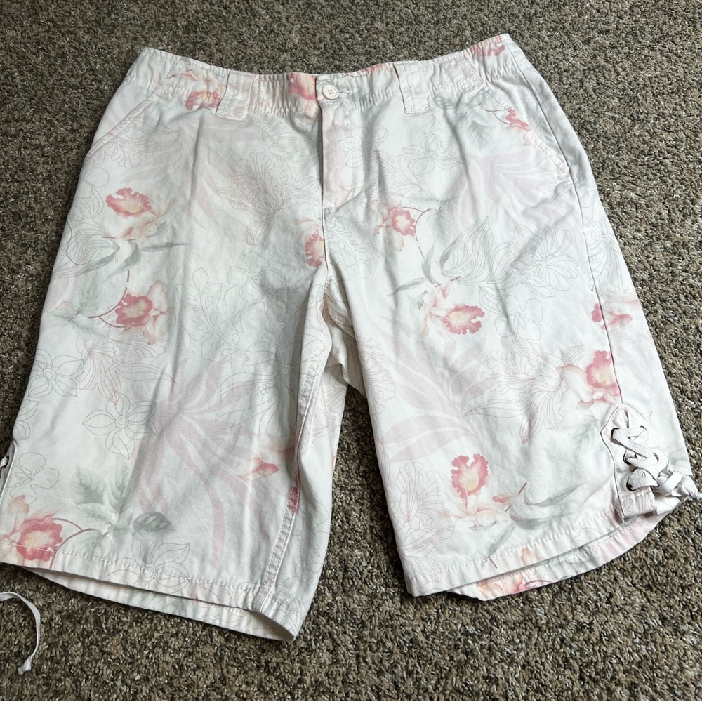 Caribbean joe floral Bermuda shorts 14p